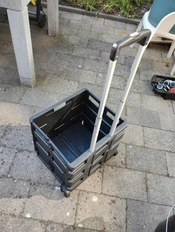TROLLEY BOODSCHAPPENWAGEN GEREEDSCHAPSTROLLEY INKLAPBAAR  beschikbaar voor biedingen