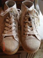 Linnen hoge schoen Pantofola D'Oro, maat 36 beige, Schoenen met lage hakken, Beige, Pantofolo D'Oro, Ophalen of Verzenden