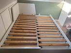 uitschuifbaar bed Ikea wit met matrassen nog heel netjes!!!, Huis en Inrichting, Ophalen, Gebruikt, Wit, Tweepersoons