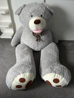 Grote grijze knuffelbeer - 1.75m, Kinderen en Baby's, Speelgoed | Knuffels en Pluche, Ophalen, Zo goed als nieuw, Beer
