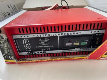 ABSAAR acculader 6 amp, 12 V beschikbaar voor biedingen