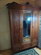 Prachtige antieke houten kast, Huis en Inrichting, Kasten | Kledingkasten, Ophalen, Gebruikt, 25 tot 50 cm, 200 cm of meer