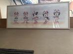 Minnie Mouse Schilderij Kindkamer 91x37, Ophalen of Verzenden, Zo goed als nieuw, Schilderij, 75 tot 100 cm