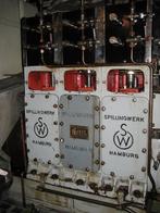 Gietaluminium deuren van stoommachine.
Aantal 12 stuks, Ophalen, Gebruikt, IJzer