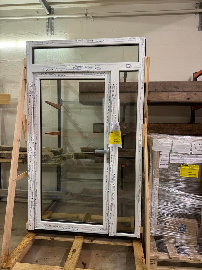 Nieuw kozijn, verkeerd ingemeten - splinternieuw!, Kunststof, Nieuw, Ophalen of Verzenden, Buitendeur