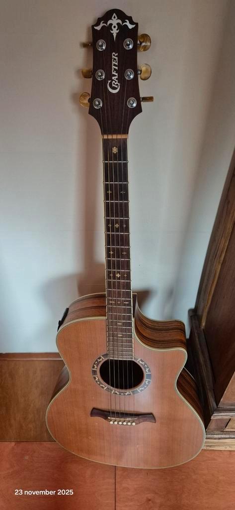 Crafter Akoestische Gitaar - Prachtige Klank!, Muziek en Instrumenten, Snaarinstrumenten | Gitaren | Akoestisch, Zo goed als nieuw