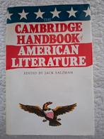 Salzman (ed.) - The Cambridge Handbook of American Lit., Boeken, Ophalen of Verzenden, Gelezen, Jack Salzman (ed.)