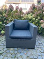 Wicker Tuinstoel met Kussens - Gebruikt, Tuin en Terras, Ophalen, Gebruikt, Wicker