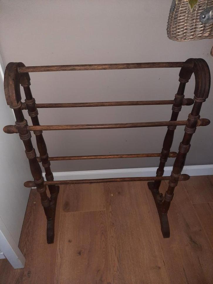 Vintage Brocante Handdoekrek, Huis en Inrichting, Woonaccessoires | Overige, Gebruikt, Ophalen