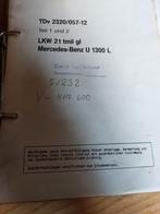 Unimog 1300l technisch handboek., Verzenden