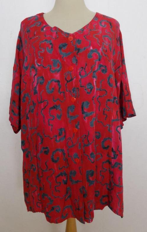 Mooie print tuniek/top! XXL, Kleding | Dames, Tops, Zo goed als nieuw, Maat 46/48 (XL) of groter, Overige kleuren, Lange mouw