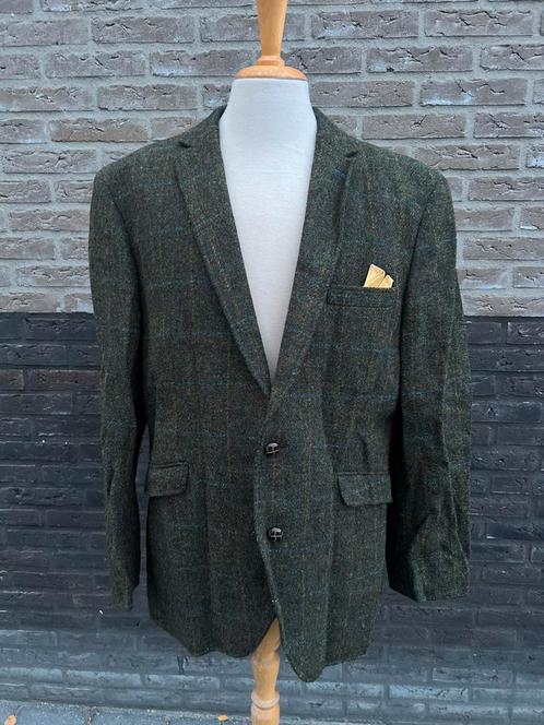Te Koop : Vintage Harris Tweed Colbert Jasje 100% Wol, Kleding | Heren, Kostuums en Colberts, Zo goed als nieuw, Maat 52/54 (L)