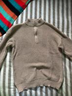 Quaterzip trui, Ophalen of Verzenden, Zo goed als nieuw, Maat 52/54 (L), Beige