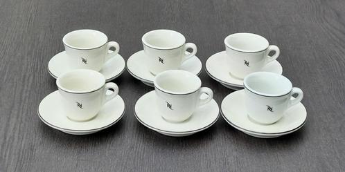 Nespresso vintage espresso kop en schotels (240926), Huis en Inrichting, Keuken | Servies, Nieuw, Kop(pen) en/of Schotel(s), Overige stijlen