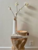 Ribbel schaal travertine look, Aardewerk of Porselein, Ophalen of Verzenden, Aa, Aa