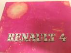 Oude Renault 4 handleiding Nederlands óók Safari dubbel rold, Ophalen of Verzenden