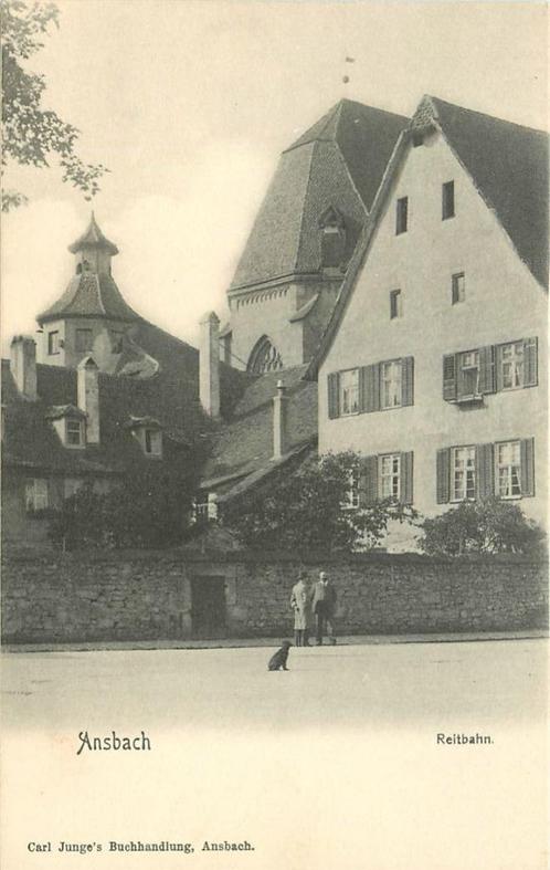 (379-161-029) Ansbach Reitbahn, Verzamelen, Ansichtkaarten | Buitenland, Duitsland, Verzenden