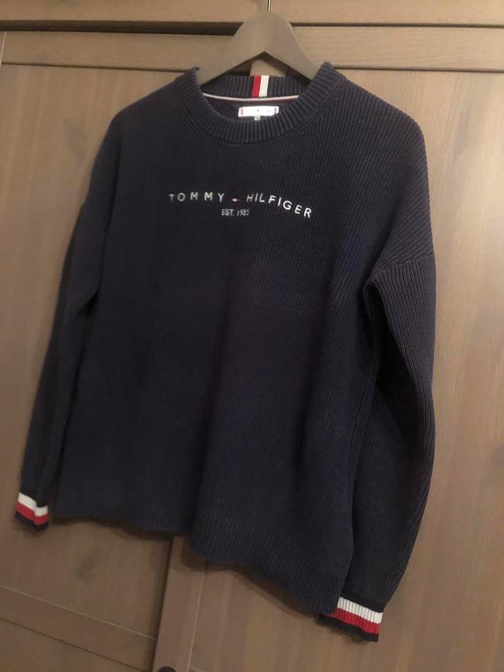 Tommy Hilfiger sweater trui blauw S, Kleding | Dames, Truien en Vesten, Gedragen, Maat 36 (S), Blauw, Ophalen of Verzenden