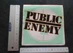 Public Enemy mooie 1988 grote sticker 14.5x14.5 cm st33, Verzenden, Nieuw, Overige typen