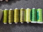 Zolderopruiming 7 klos madeira 40 classic-geelgroentinten, Hobby en Vrije tijd, Borduren en Borduurmachines, Ophalen of Verzenden