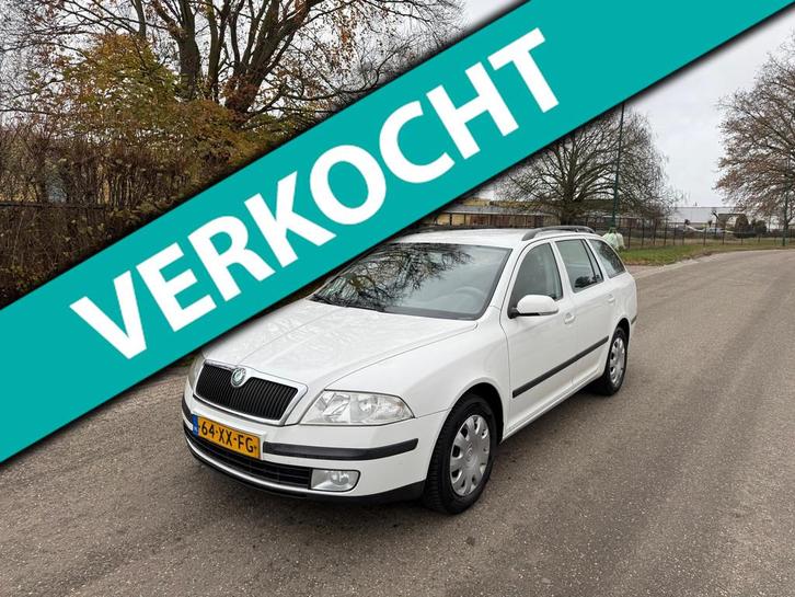 Skoda Octavia Combi 1.6 Ambiente VERSNELLINGSBAK NIET GOED/, Auto's, Skoda, Bedrijf, Te koop, Octavia, ABS, Airbags, Airconditioning