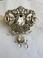 NIEUW OTAZU chokerketting transparant kristallen EYECATCHING, Overige materialen, Met strass, Verzenden, Nieuw