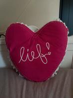 Hart kussen van Lief, Ophalen of Verzenden, Zo goed als nieuw, Roze, Hartvormig