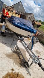 Te koop boot met trailer, Watersport en Boten, Boottrailers, Ophalen, Gebruikt, Minder dan 6 meter, Minder dan 1500 kg