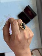 Vintage 14 karaat Mosagaat, Sieraden, Tassen en Uiterlijk, Ringen, 18 tot 19, Elle's Atelier, Elle's Atelier, Elle's Atelier