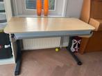 In hoogte verstelbaar knutselbureau met schuin werkblad, Ophalen, In hoogte verstelbaar, Gebruikt, Bureau