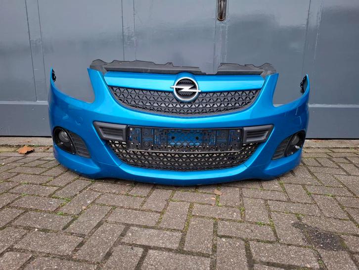 2x Opel Corsa d opc voorbumper & achterklep met hoge spoiler, Auto-onderdelen, Carrosserie en Plaatwerk, Bumper, Opel, Voor, Gebruikt
