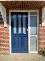 Voordeur, hardhout, 211 cm hoog x 92,5 cm breedt., Ophalen, Gebruikt, 80 tot 100 cm, Buitendeur