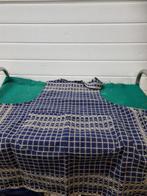 kookschort blauw met wit draad geborduurd, Huis en Inrichting, Keuken | Textiel, Ophalen of Verzenden, 'T Olde Gre-j, Info@toldegrej.nl
