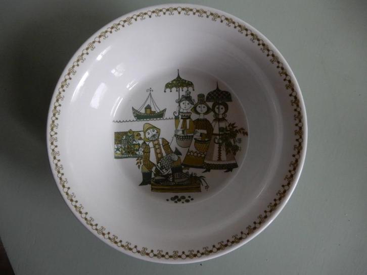 Figgjo Flint Market schaal, Huis en Inrichting, Keuken | Servies, Zo goed als nieuw, Schaal of Schalen, Overige stijlen, Porselein