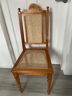 Houten Stoel met Webbing Zitting, Ophalen, Gebruikt, Bruin, Eén