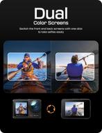 Surfola SF630 actioncam, metal, 4K 60fps, wifi, Ophalen of Verzenden, Nieuw, Overige merken
