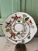Bonbon schaaltje Coalport met Hunting Scene decor, Antiek en Kunst, Ophalen of Verzenden