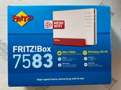 Fritzbox 7583, Mesh Wifi Mag voor 80 euro weg 1 mnd gebruikt, Computers en Software, Routers en Modems, Zo goed als nieuw, Ophalen of Verzenden