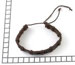 Armband Mooie unisex schuifarmband € 4,50 Inclusief verzend, Marktplaats@koningsieraden.nl, Overige materialen, Bruin, Verzenden