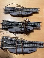 Fleischmann piccolo wissels rechts, Gebruikt, Gelijkstroom, Fleischmann, Rails
