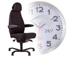 De Huislijn 24/7 uurs Fauteuil Bureaustoel B1, Zwart, Nieuw, Ophalen of Verzenden, Bureaustoel