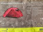 3 persoons lichtgewicht trekkers koepel tent, Caravans en Kamperen, Tenten, Ophalen, Zo goed als nieuw, Tot en met 3