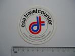sticker oud Esatravel dokkum drachten gieten marum haren, Verzamelen, Stickers, Verzenden, Zo goed als nieuw, Bedrijf of Vereniging
