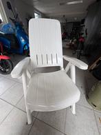 Mooie degelijke kleine witte tuinset met kussens, Tuin en Terras, Ophalen, Zo goed als nieuw, Kunststof