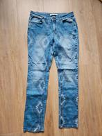 Jeans met print Miss Etam maat 38, Kleding | Dames, Spijkerbroeken en Jeans, Miss Etam, Blauw, W30 - W32 (confectie 38/40), Zo goed als nieuw