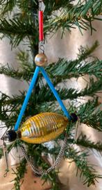 OUD ANTIEK GLAZEN KERSTBOOM KERSTBAL VERSIERING GABLONZER, Diversen, Kerst, Ophalen of Verzenden, Zo goed als nieuw