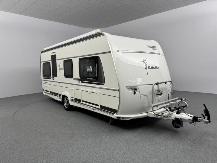 Fendt Tendenza 515 SG Mover Fietsendrager Cassetteluifel, Caravans en Kamperen, Caravans, Bedrijf, tot en met 4, Rondzit, Fendt