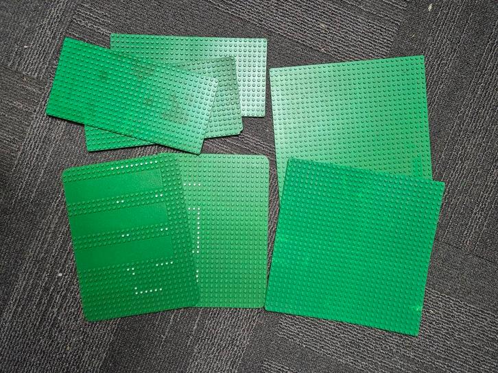 Groene Lego Platen - Diverse Maten, Kinderen en Baby's, Speelgoed | Duplo en Lego, Gebruikt, Lego, Losse stenen, Ophalen of Verzenden