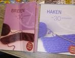 haken / breien in 30 minuten,  5 euro p stuk, Ophalen of Verzenden, Zo goed als nieuw, Breien of Haken, Patroon of Boek
