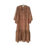 Sissel Edelbo | Jurk lange boho blockprint | One size, Kleding | Dames, Jurken, SISSEL EDELBO, Verzenden, Nieuw